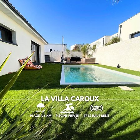 Villa Contemporaine Avec Piscine Chauffee Proche Des Plages Sauvian Ngoại thất bức ảnh